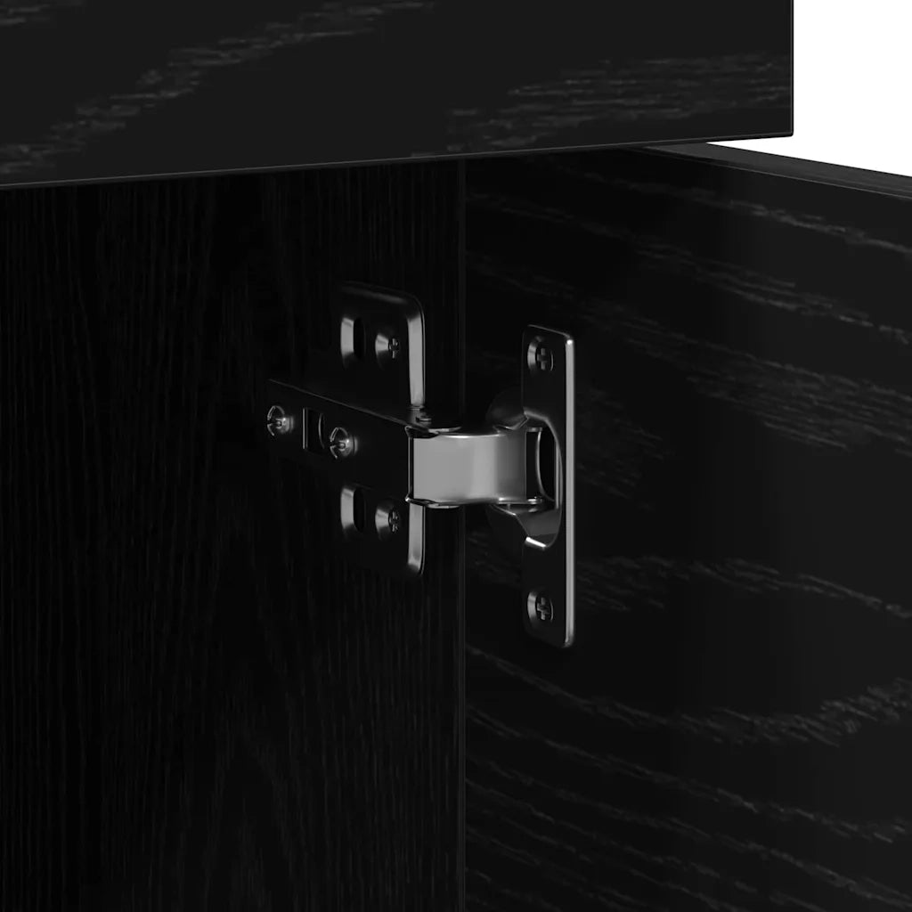 Armadio per File Rovere Nero 45 x 38 x 54 cm Legno multistrato CFW1866905