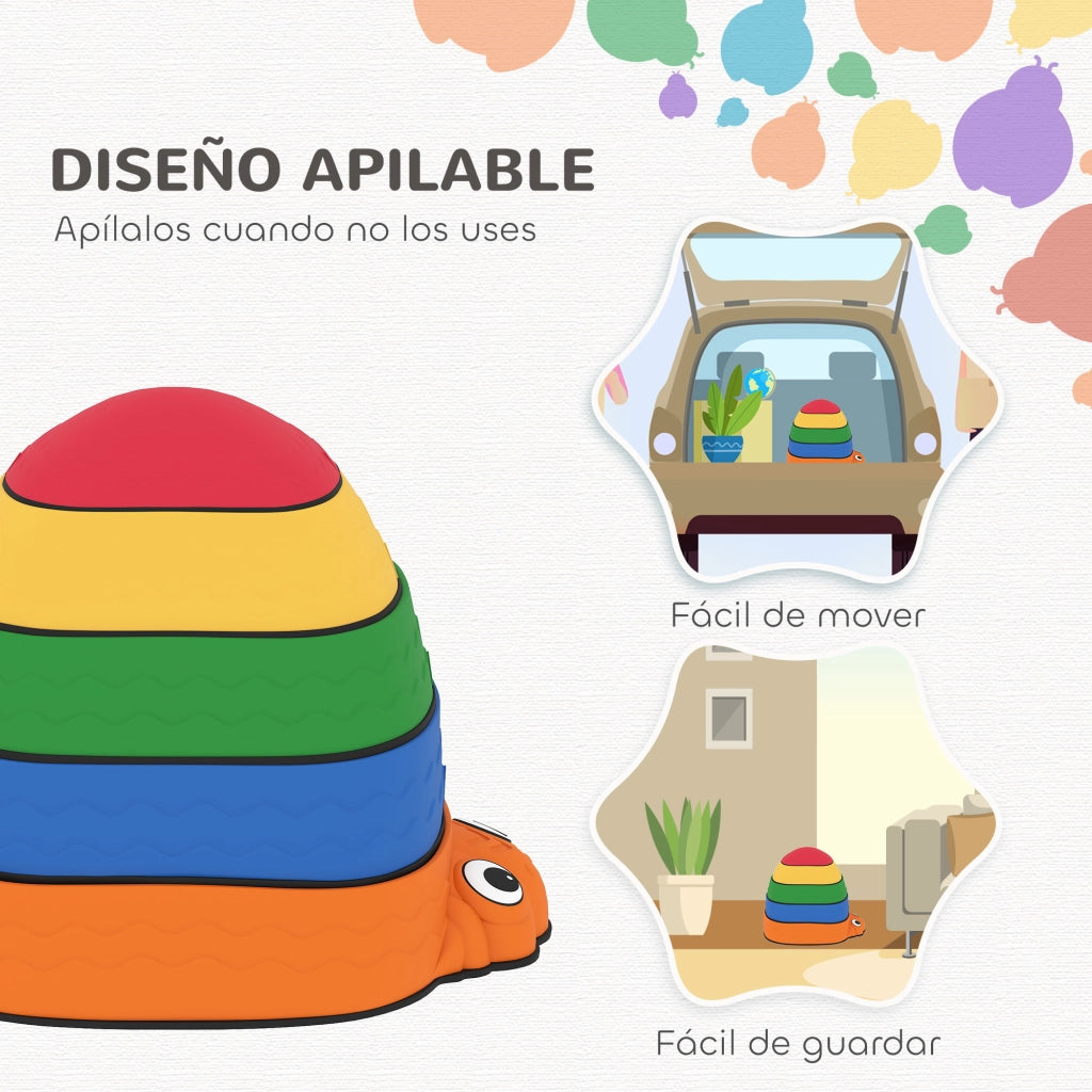 Set di Pietre per Equilibrio Bambini 5 Pezzi ¨C zephmum ¨C Multicolore