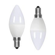 2 Pezzi Lampadina LED, Lampadina E14 C37 9W 860LM D37X106mm, Disponibili 3000K 4200K 6500K (Bianco Neutro 4200K)