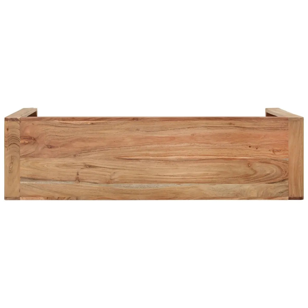 Tavolo Consolle 110x30x76 cm in Legno Massello di Acacia 351650