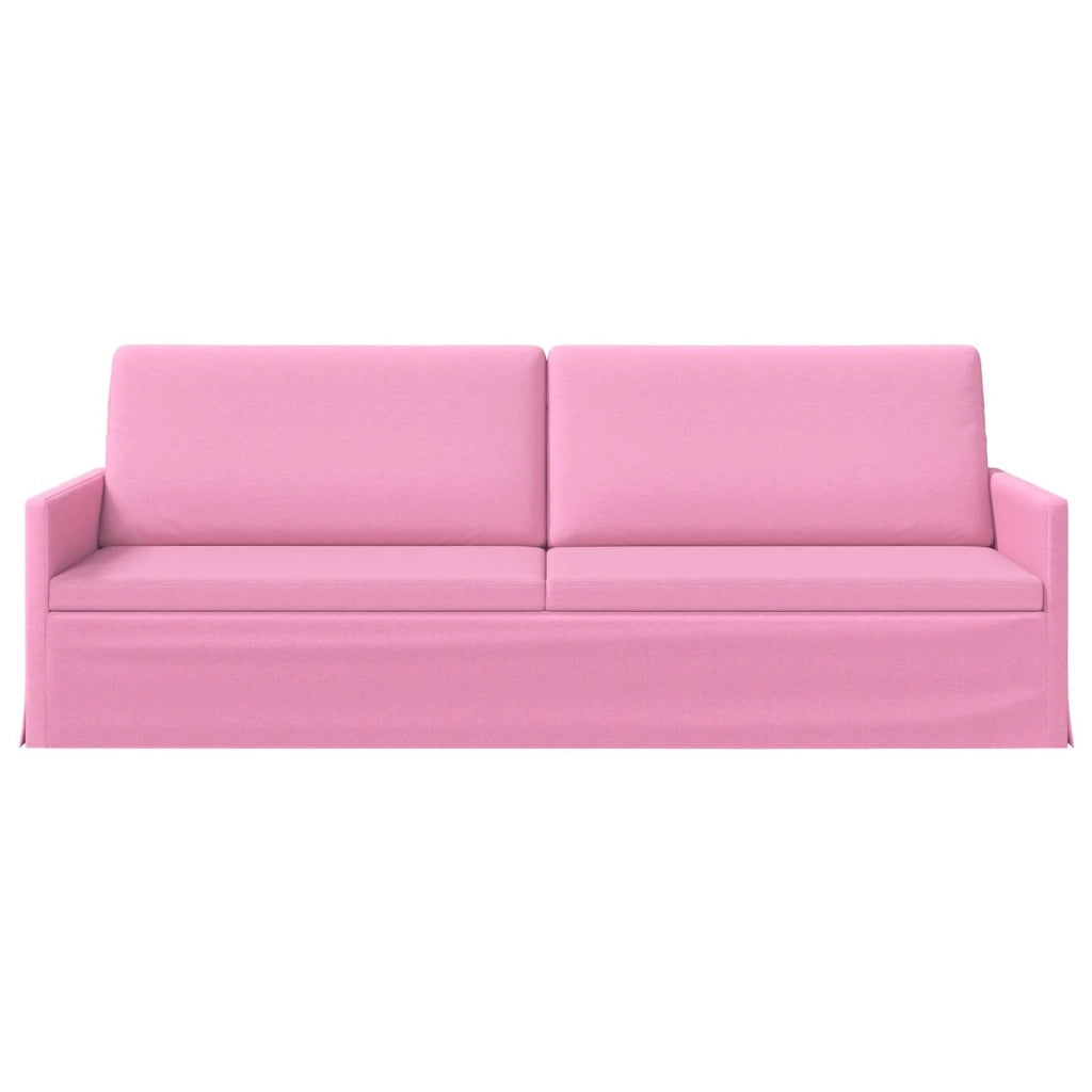 Divano a 3 posti Rosa 220 x 81 x 82 cm Tessuto 42041150