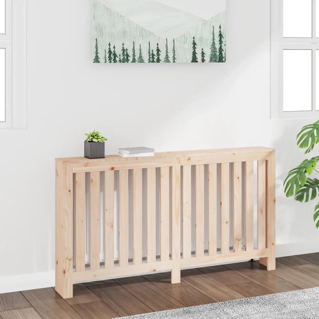 Copertura Termosifone 153x19x84 cm in Legno Massello di Pino 822576