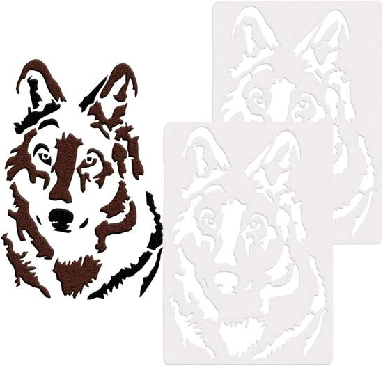 Set di stencil per decorare torte e dolci, composto da 2 pezzi per decorare biscotti, mousse e caffè.