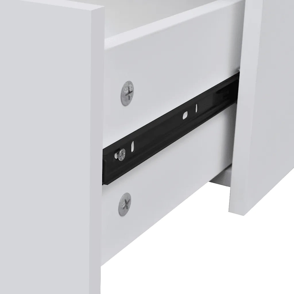 Credenza con 4 Cassetti-Buffet 60x30,5x71 cm Bianca