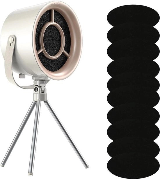 Cappa di aspirazione portatile mini-desktop anti-impronte digitali modello a supporto stantuffo - pompa di cotone con filtro attivo a carbone.