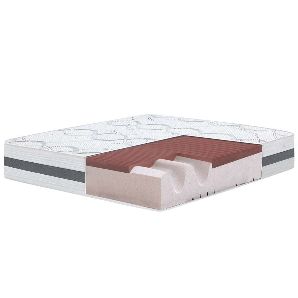 Materasso in Memory Foam Matrimoniale 180x210 Altezza 22 cm | Rigidità media/alta | Tessuto Anallergico e Traspirante | Proprieta' Ortopediche Automodellanti | Prodotto in Italia