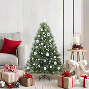 Albero di Natale artificiale con 150 LED Verde 120 cm PE e PVC 3397827