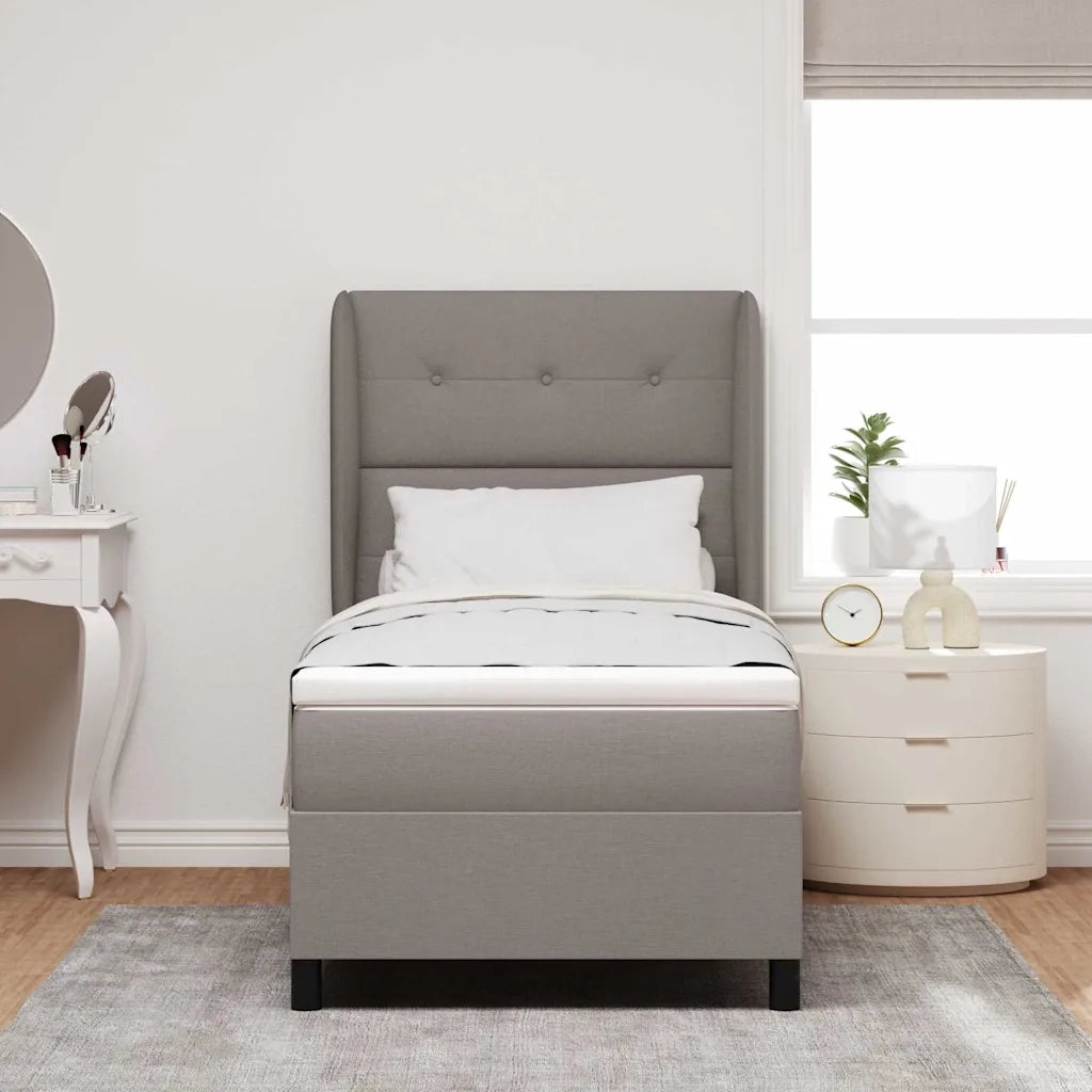 Letto a molle con materasso Talpa 90 x 200 cm Tessuto 3340547