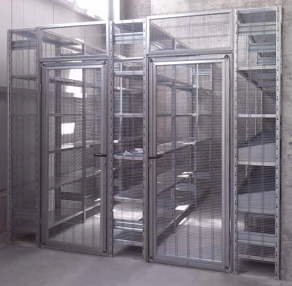 SCAFFALATURA in metallo da magazzino Zincata cm. 80x70x300h