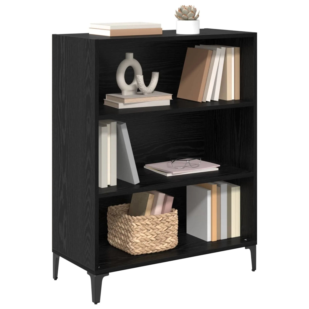Credenza Rovere Nero 69,5 x 32,5 x 90 cm Legno ingegnerizzato 880712
