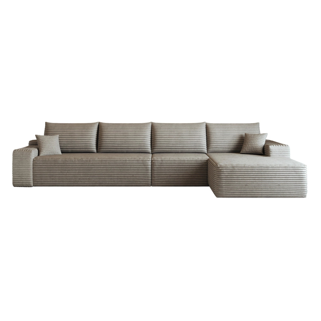 DIVANO in Tessuto 340x175x83 cm Camel