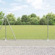 Palo della recinzione 52 pcs Grigio 3,2 x 3,2 x 130 cm