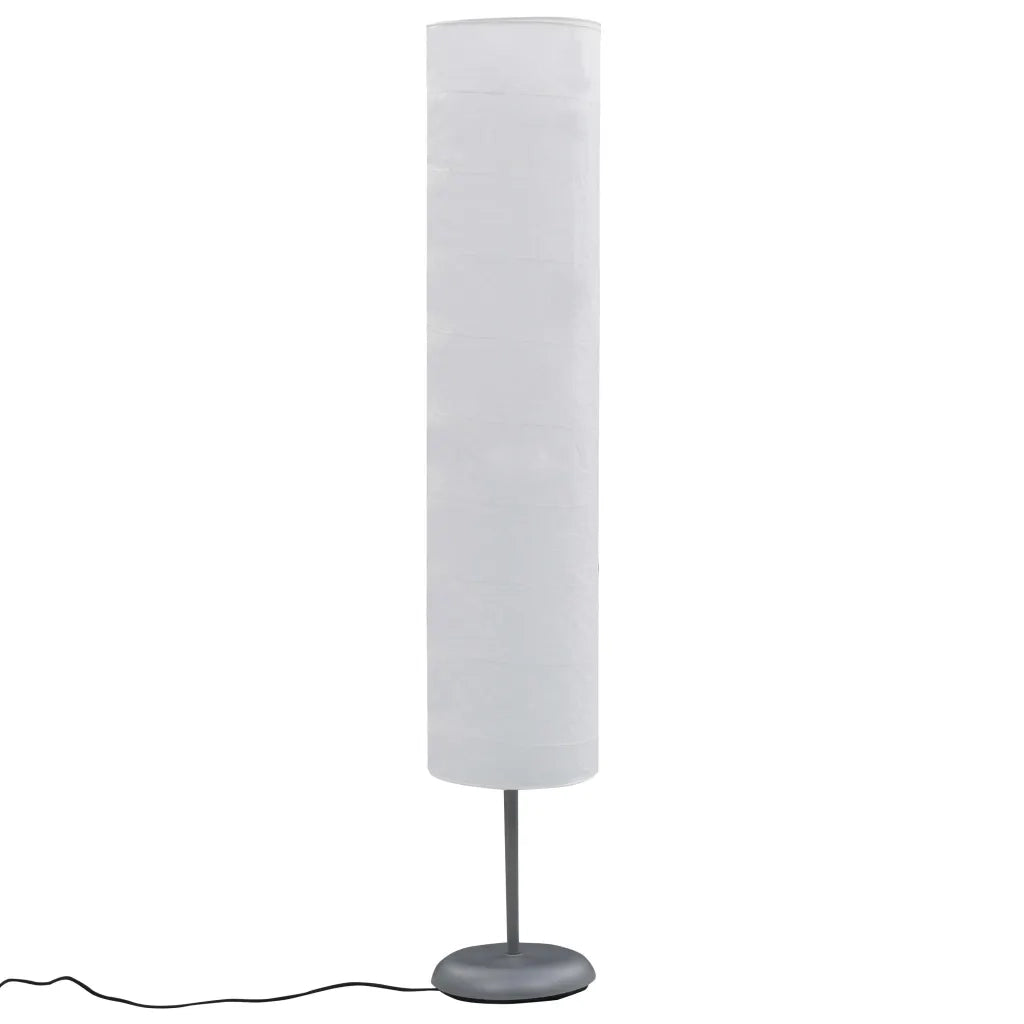 Lampada da Pavimento con Supporto 121cm Bianca E27 51037