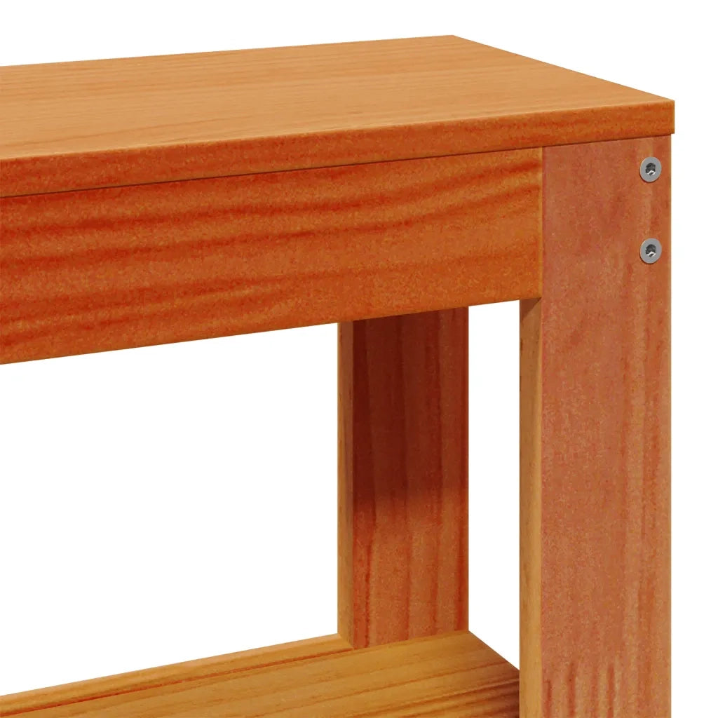 Letto senza Materasso Marrone Cera 150x200 cm in Legno di Pino 3306146