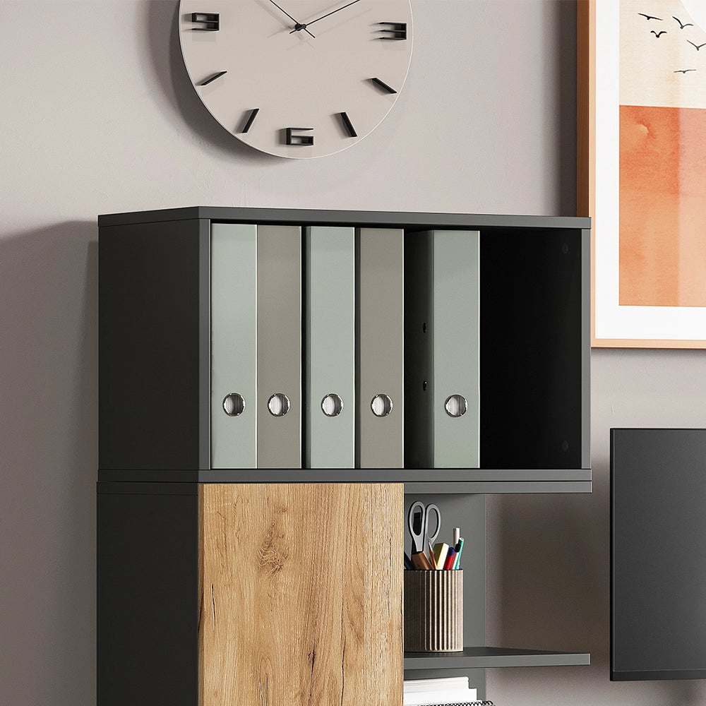 Vicco Libreria da parete Antracite 60 x 36 cm
