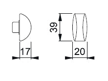 NOTTOLINO P/CILINDRO BRONZO- 5,0 pz