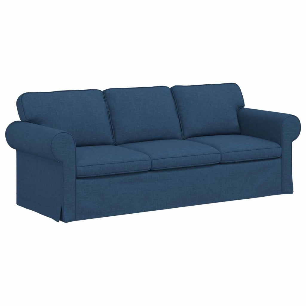 Divano Blu 215 x 82 x 80 cm Tessuto 42024319