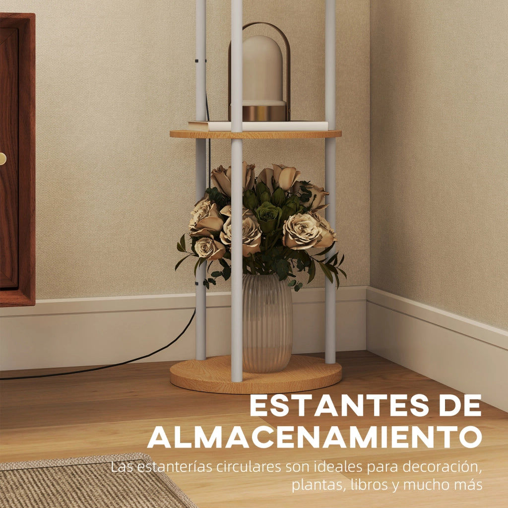 Libreria Scaffale Multiuso con Ripiani ¨C Minimal ¨C Legno Naturale