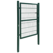 Cancello per Recinzione 2D (Singolo) Verde 100x180 cm 141752