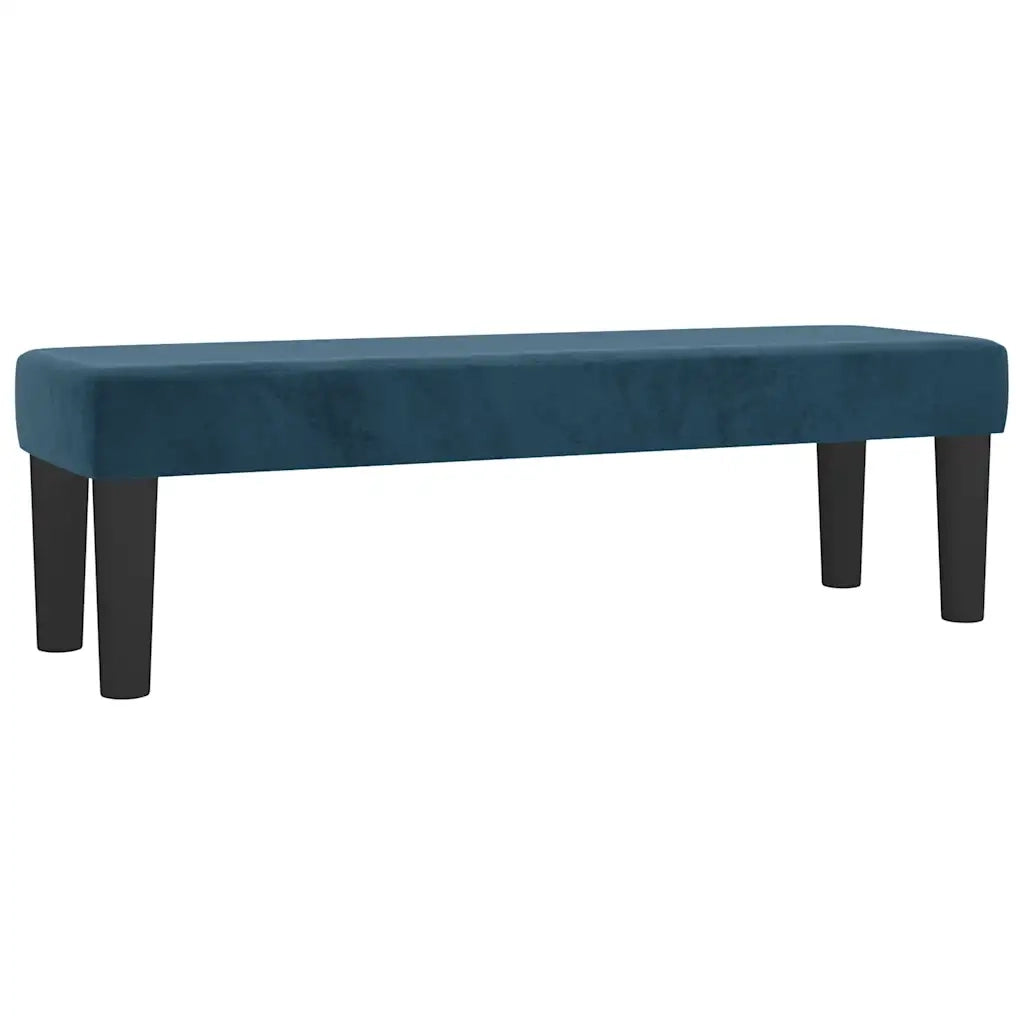 Giroletto a Molle con Materasso Blu Scuro 180x200 cm in Velluto 3137861