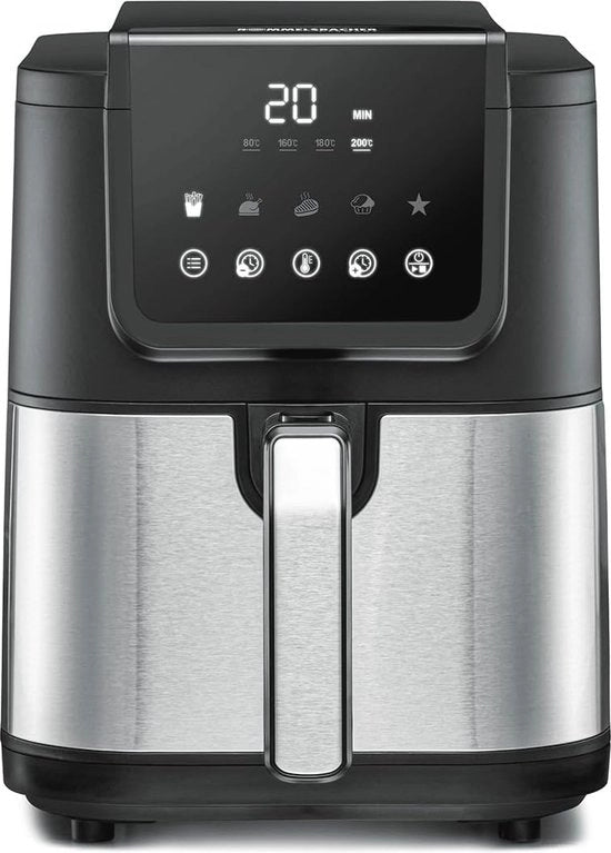 Friteuse a gas 5L - friteuse compatta e sicura con display digitale