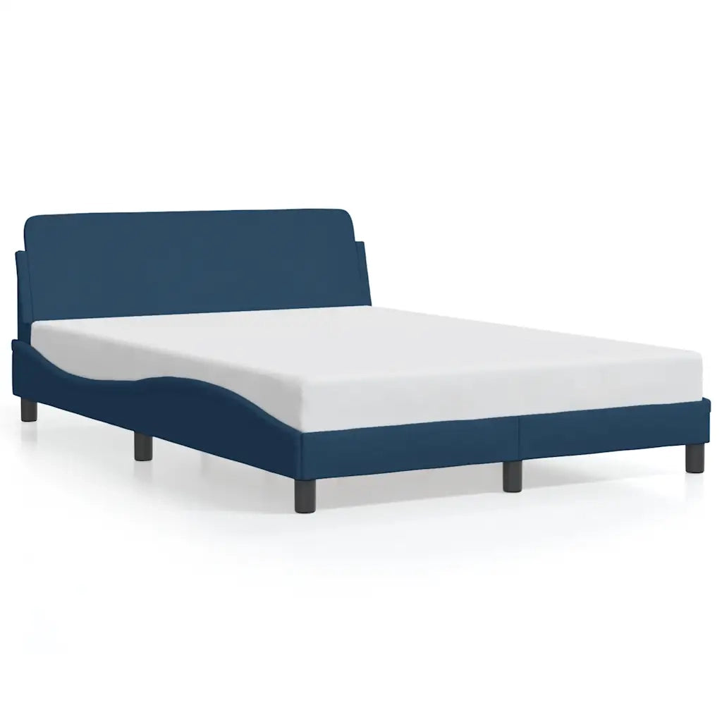 Giroletto con Testiera Dover Blu 120x200 cm Tessuto 373151