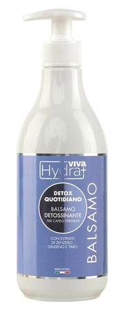 HYDRA VIVA BALSAMO DETOX QUOTIDIANO DETOSSINATE PER CAPELLI STRESSATI CON ZENZERO GINDENG E TIMO 500 ML