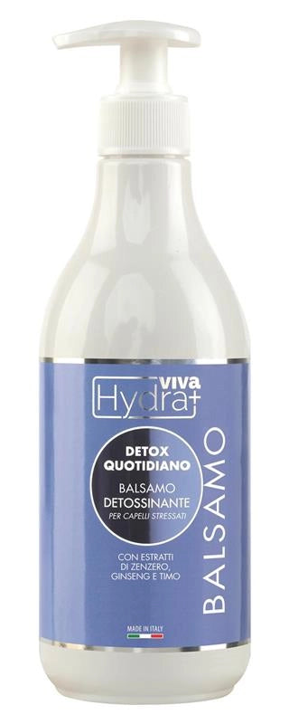 HYDRA VIVA BALSAMO DETOX QUOTIDIANO DETOSSINATE PER CAPELLI STRESSATI CON ZENZERO GINDENG E TIMO 500 ML
