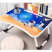 Trade Shop - Tavolino Pieghevole Astronauta Supporto Pc Portatile Laptop Salvaspazio Casa -