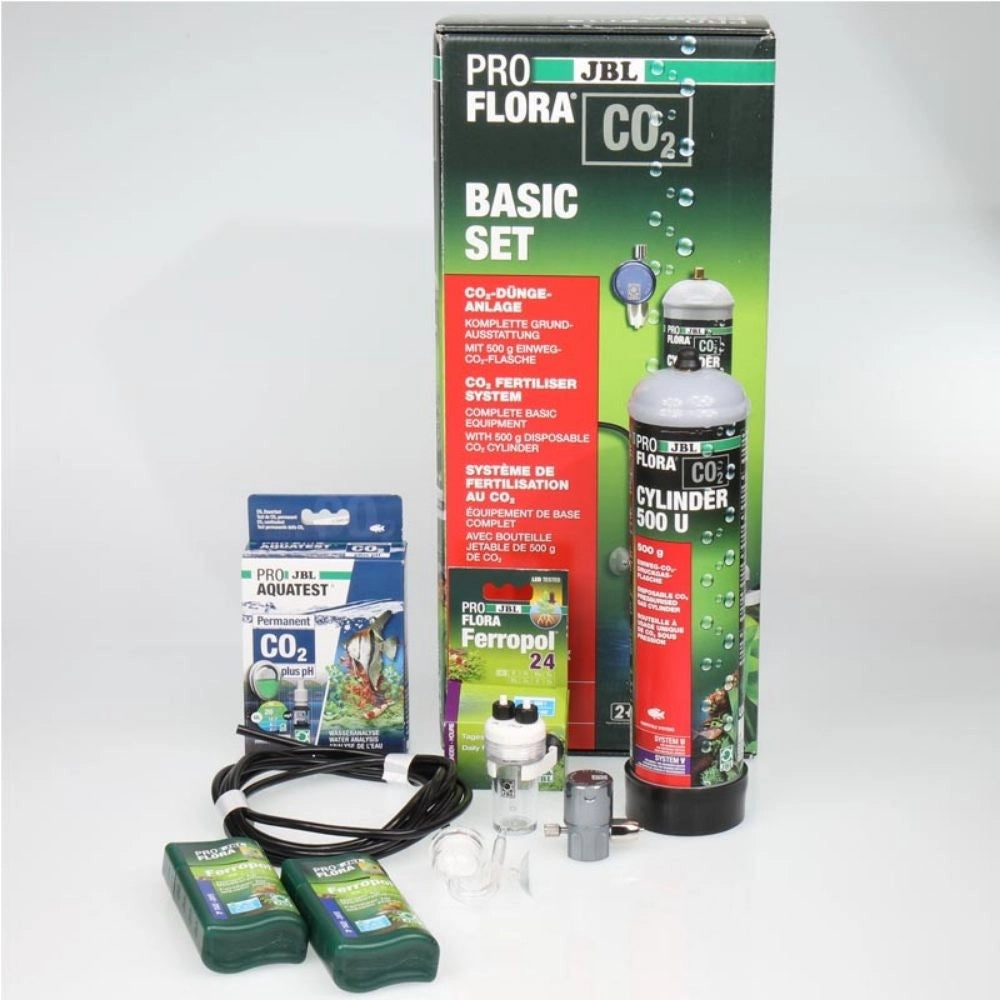 JBL ProFlora CO2 Basic Set System U - impianto base con bombola usa e getta 500gr