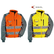 Trade Shop - Gilet Imbottito Signal Cofra Catarifrangente Da Lavoro Antinfortunistica Giubbin - Arancione   52