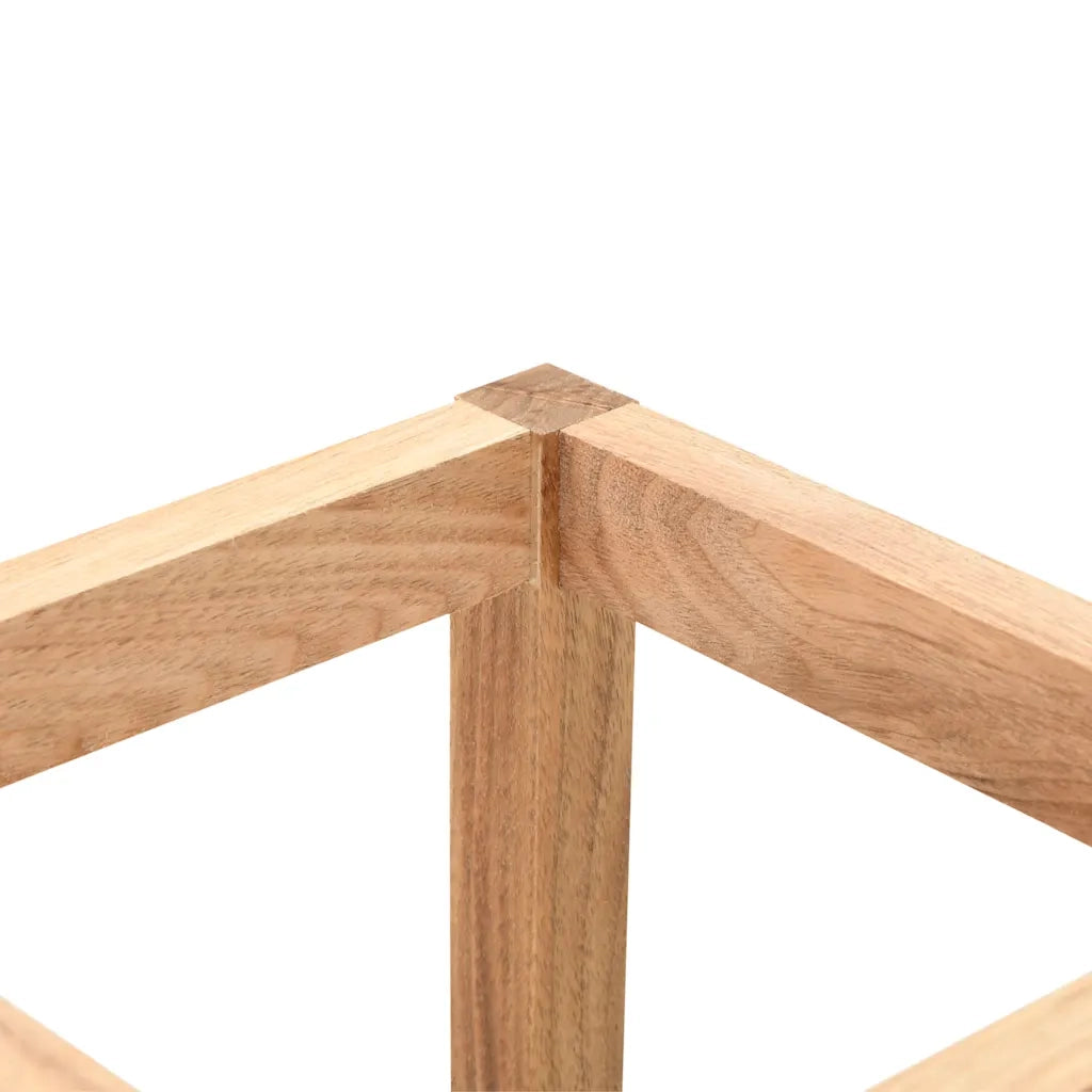 Portaombrelli in Legno Massello di Noce 18x18x50 cm CFW7138255