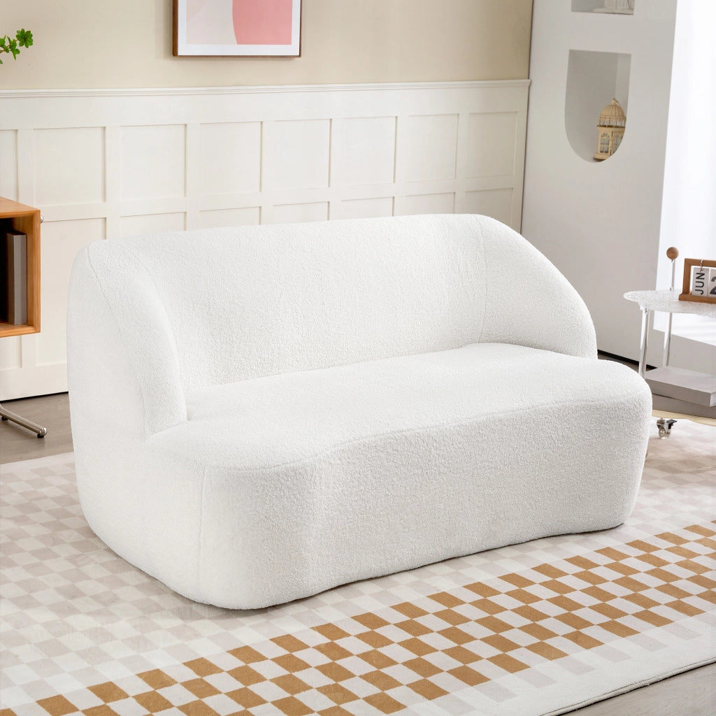 Divano 2 posti imbottito ¨C zephmum ¨C crema