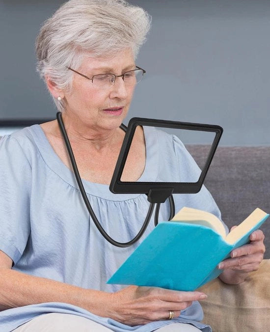 Vergrootglas per mano libera - con illuminazione a LED