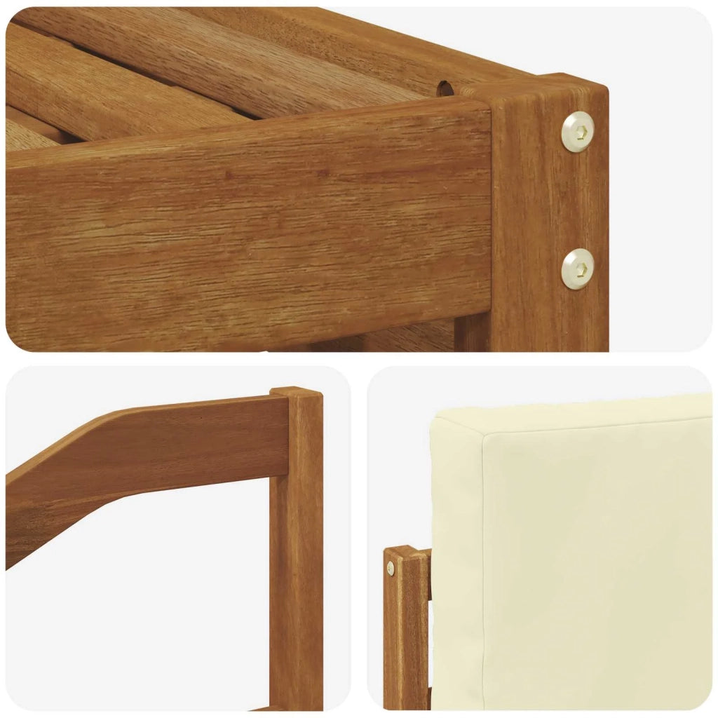 Set divani con cuscino 6 pcs Grigio Naturale e Chiaro 3375266