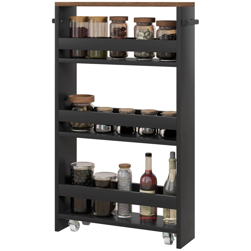 Carrello con 3 cassetti su ruote ¨C Minimal ¨C 51.5x13x80 cm