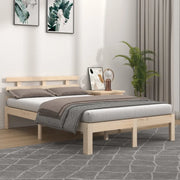 Giroletto-Struttura Letto in Legno Massello 140x190 cm 607774