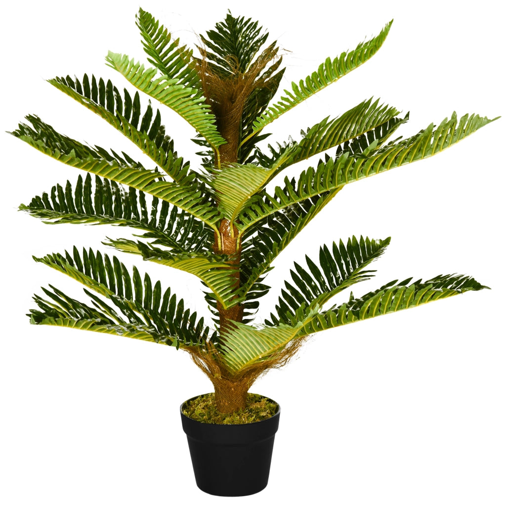 Palma artificiale ¨C zephmum ¨C verde 85 cm con vaso