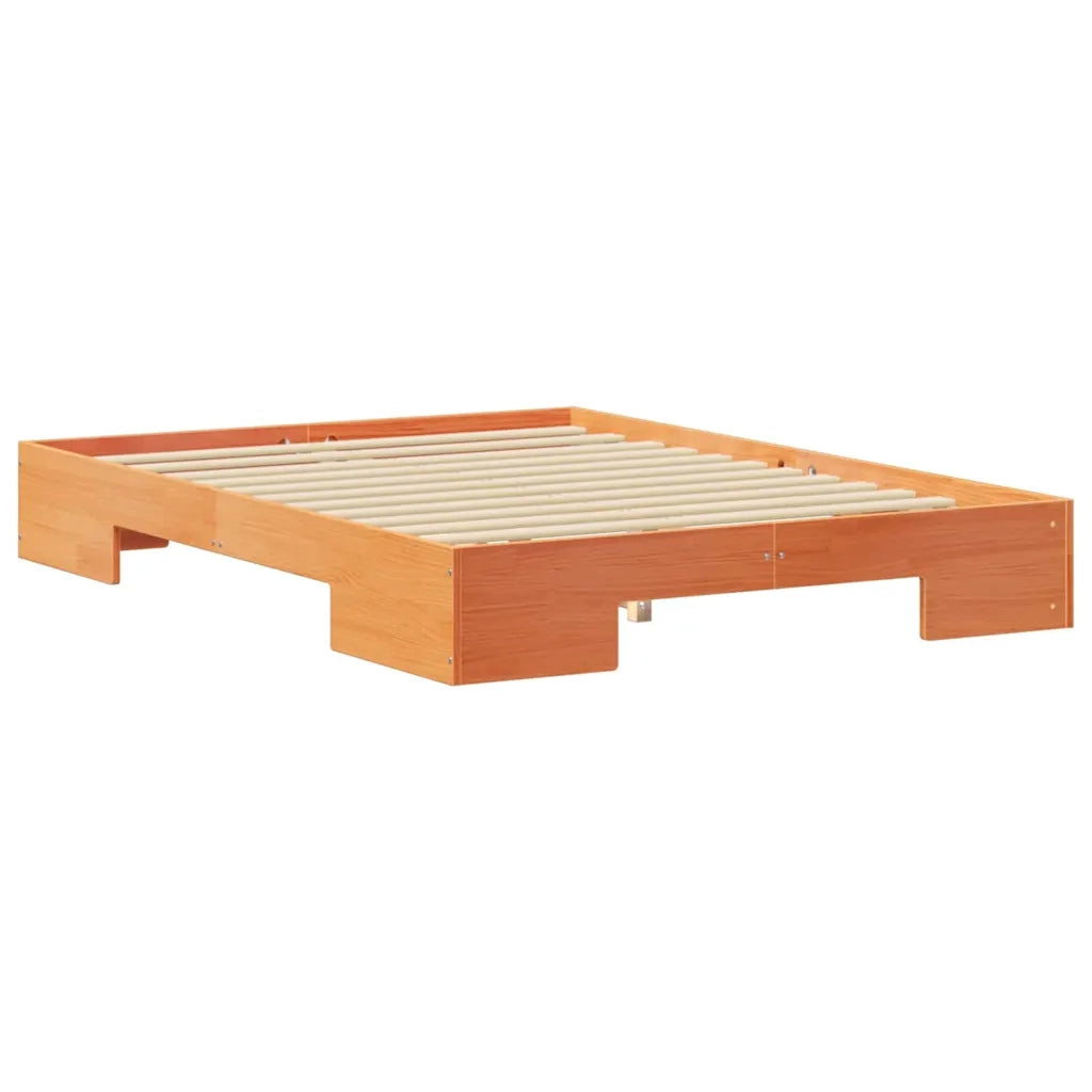 Letto matrimoniale | Letto per adulti | Struttura del letto Marrone 120 x 200 cm