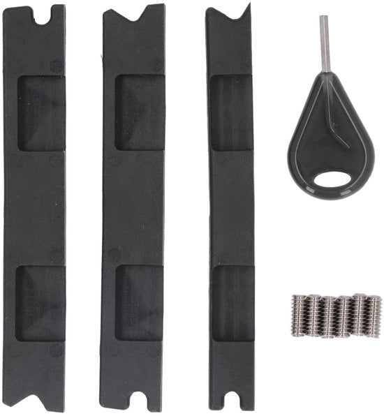 Converteur di Fin Box - Adattatore Plastico Professionale - Installazione Facile - Adattatore di Fissaggio Fin per Tabella da Surf - 3 Pezzi
