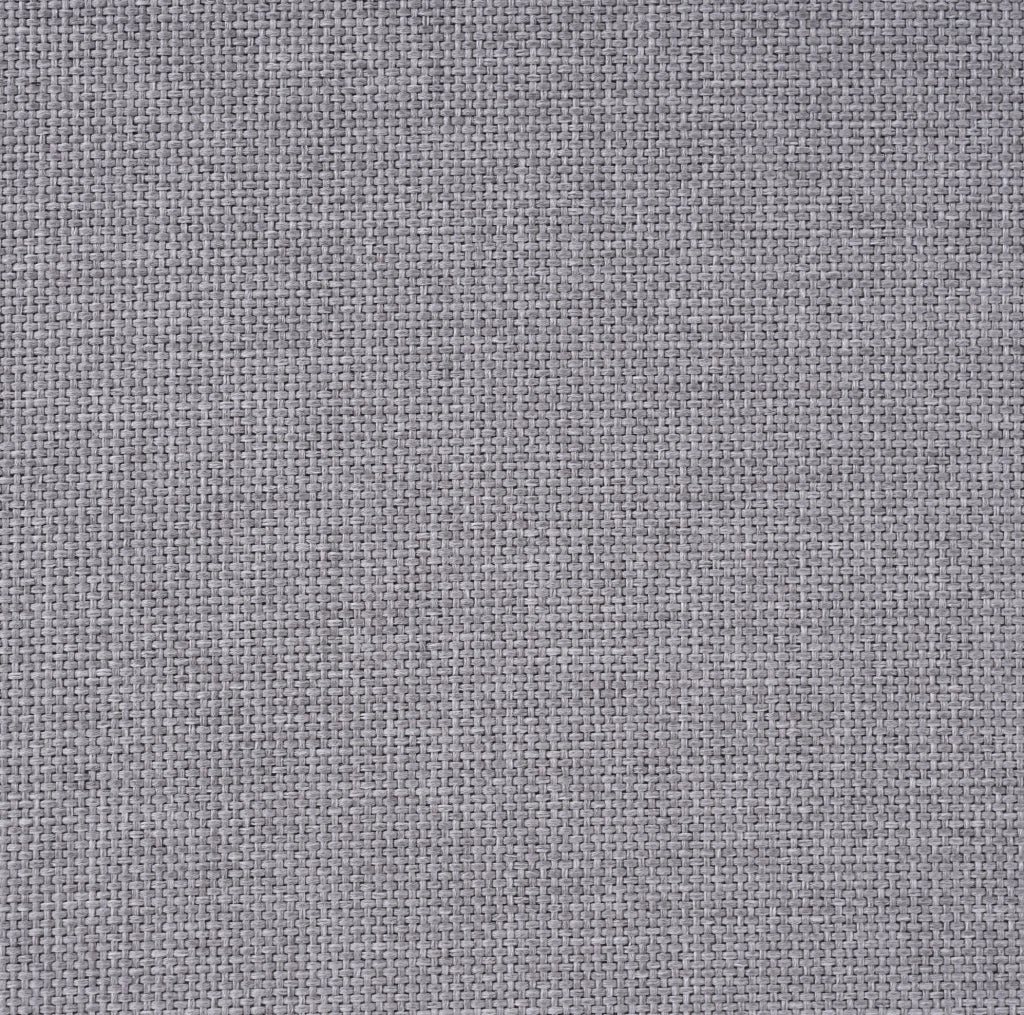Letto matrimoniale imbottito grigio con funzione di ricarica USB Tipo C, struttura 180x200 cm in lino, con rete a doghe