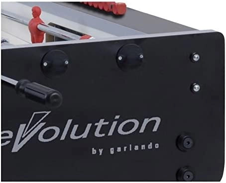 Garlando Calcio Balilla da Interno G-500 Evolution con Aste Rientranti Nero