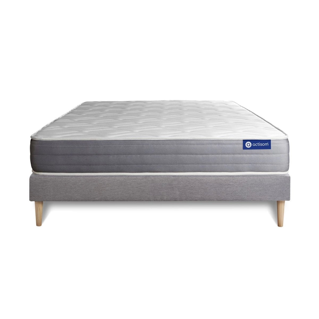 Kit rete e materasso matrimoniale Actiflex dream 160x210cm - Spessore : 22cm - Molle insacchettate e memory foam - Moderatamente rigido