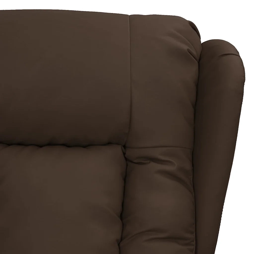 Divano Sedia-Poltrona Massaggiante Marrone in Similpelle 403618