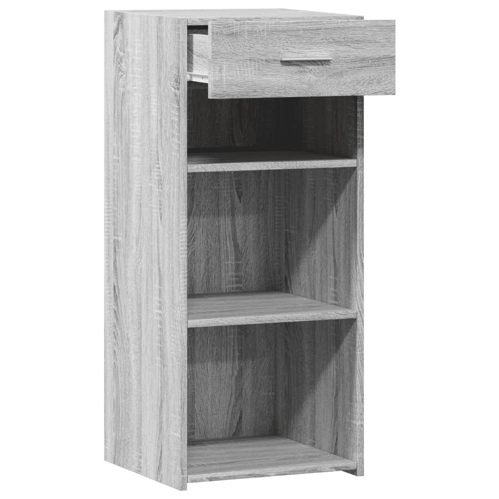 Buffet credenza cassettiera mobiletto mobile contenitore organizer cucina soggiorno Sonoma 40 x 42,5 x 93 cm legno ingegnerizzato grigio 02_0036363