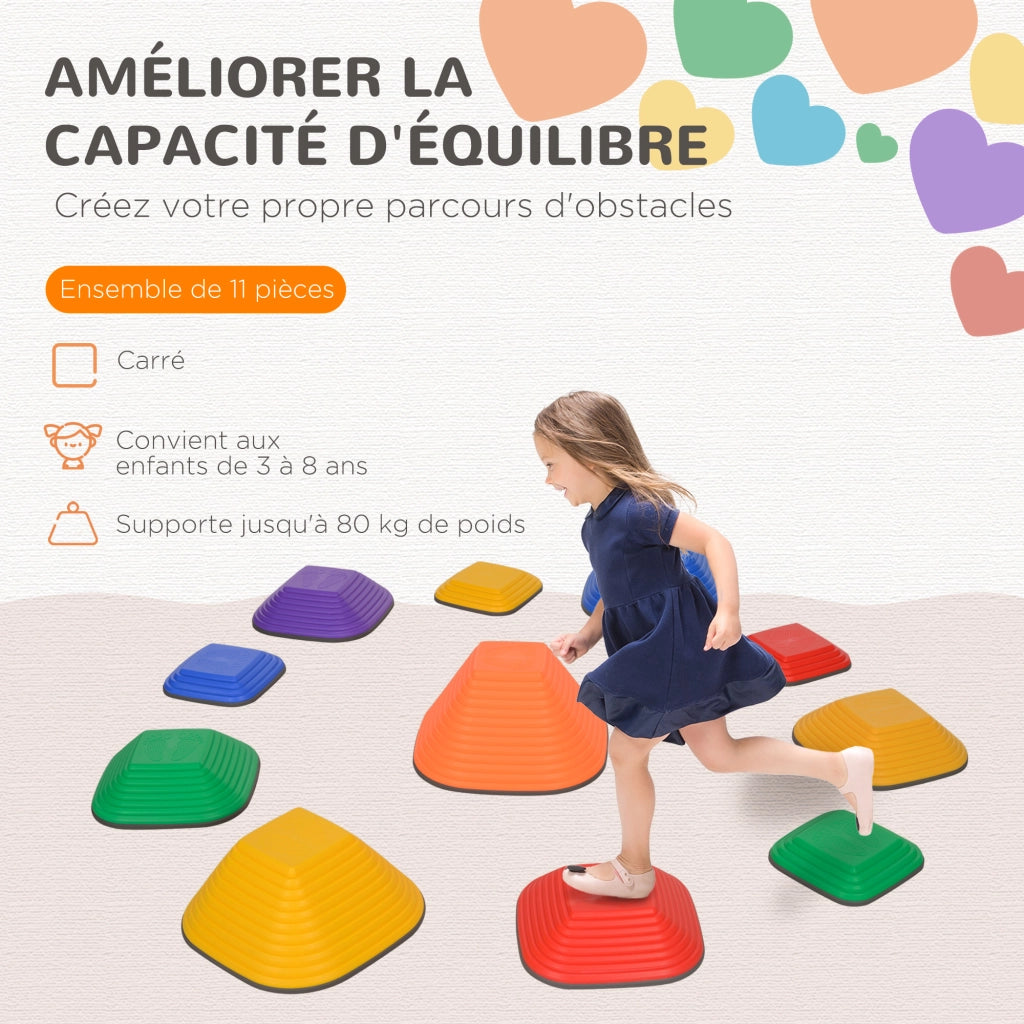 Pietre d'equilibrio per bambini ¨C Minimal ¨C multicolore