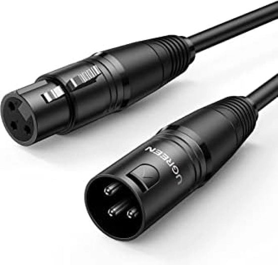 Cavo XLR da Microfono a Mixer compatibile con Microfoni, Altoparlanti, Mixer, Camere e Amplificatori (3M)