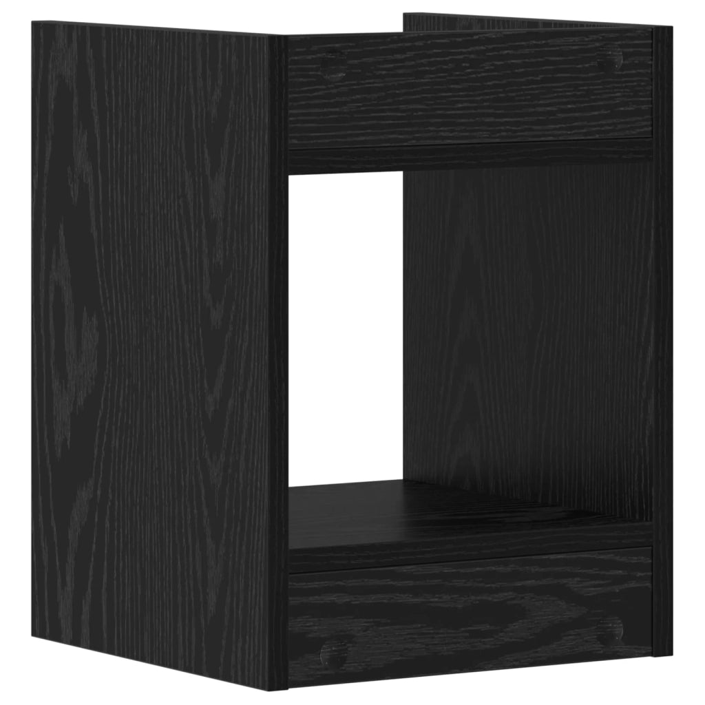 Supporto per piante | Sostegno per piante 2 pz Rovere Nero 30 x 30 x 40 cm
