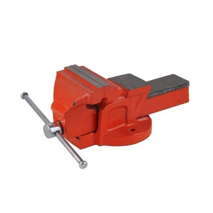 DOC 8033266027483 Morsa in Ghisa Fissa 100 mm con Ganascie Parallele e Incudine Integrata colore Nero