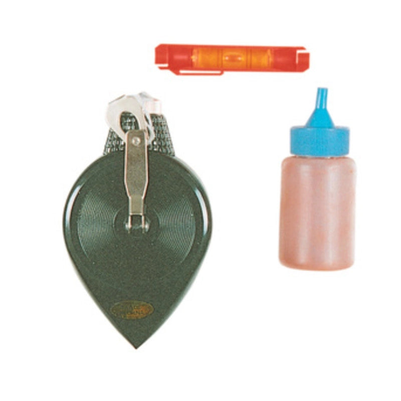 TRACCIATORE ALLUMINIO C/LIVELLA E POLVERE BLISTER- 1,0 pz